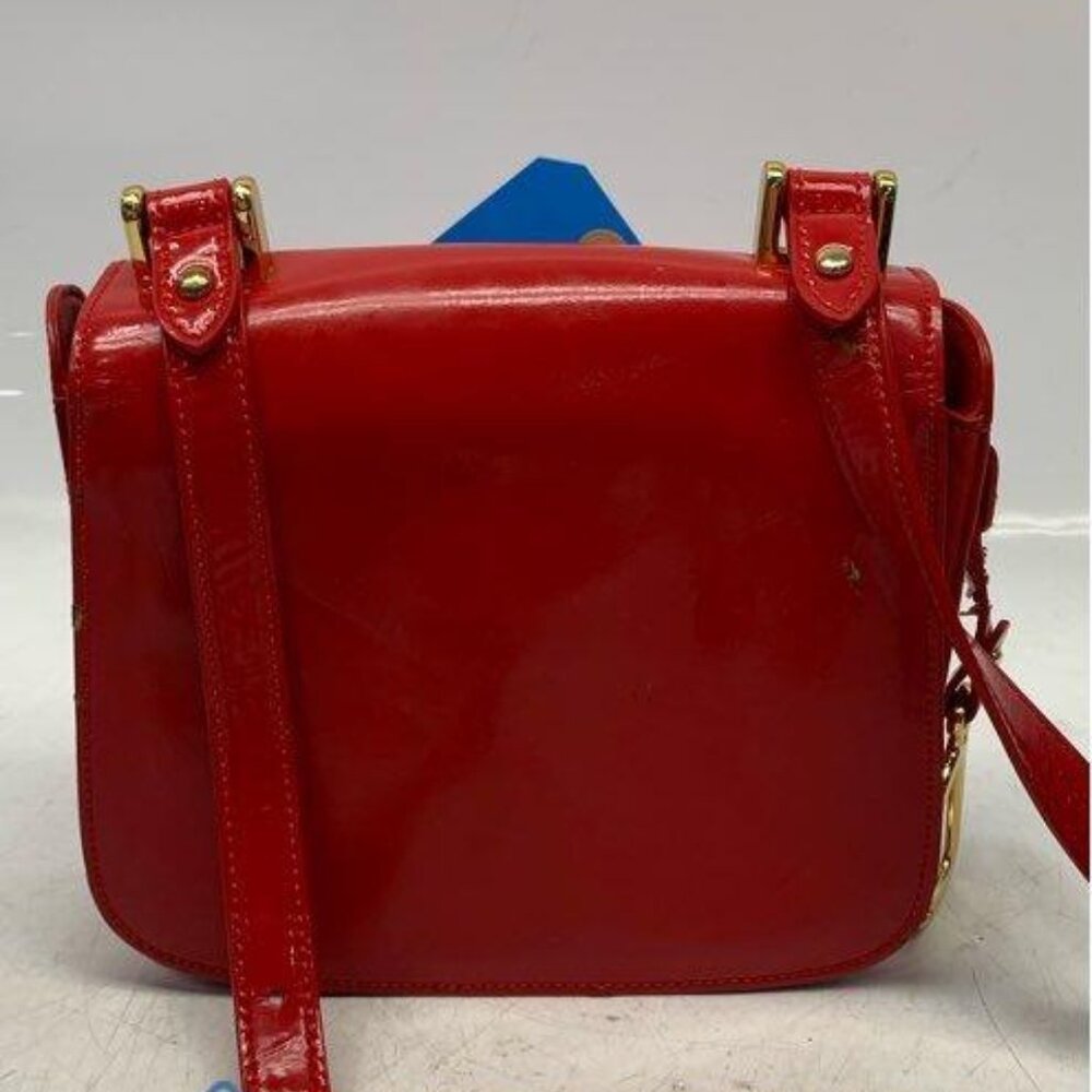 Lauren Ralph Lauren Women’s Red Leather Clutch Bag - Picture 12 of 13